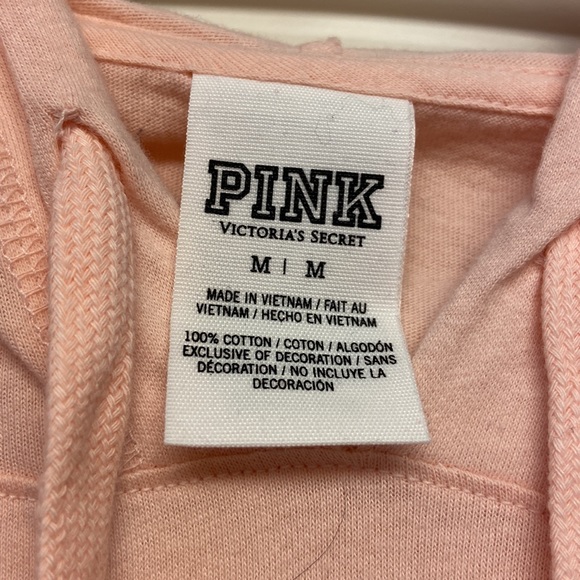 Victoria’s Secret Pink long sleeve tee with hood - Picture 4 of 4